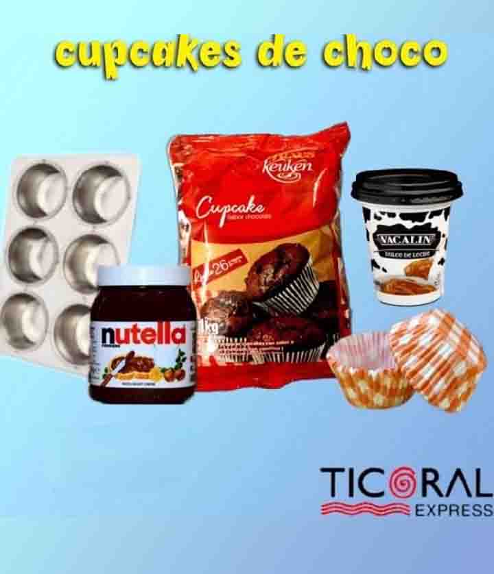 SET CUPCAKES DE CHOCO